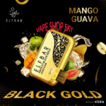 ELFBAR RAYA D1 BLACK GOLD EDITION 13K PUFFS DISPOSABLE MANGO GUAVA