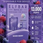 ELFBAR-RAYA D1 MIXED BERRY 13000 Puffs kit.
