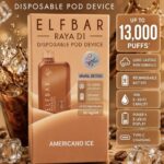 ELFBAR-RAYA D1 AMERICANI  ICE 13000 Puffs kit.