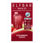 ELFBAR-RAYA D1 STRAWBERRY GUAVA-13000 Puffs kit.