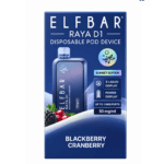 ELFBAR-RAYA D1 BLACKBERRY CRANBERRY-13000 Puffs kit.