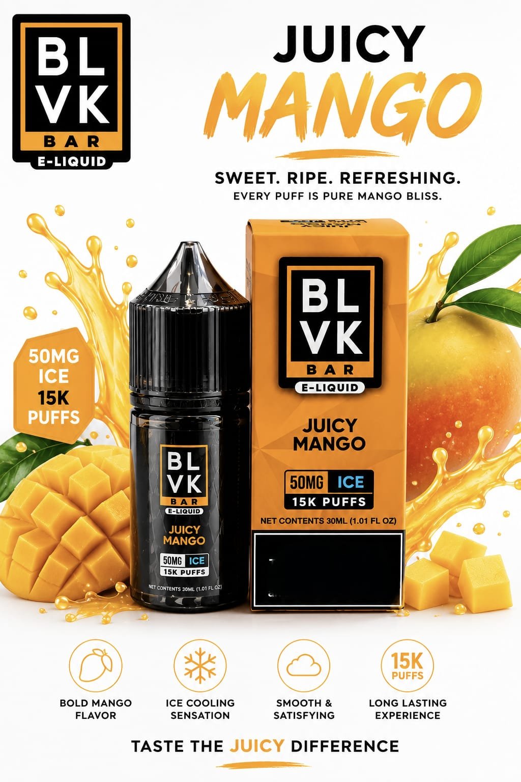 2026/07/1000431413.jpg BLVK-Juicy Mango Ice(Salt-30ML/50MG) - Image 1