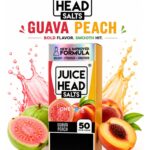 JUICE HEAD SALTS-Guava Peach 30ML-(50MG)