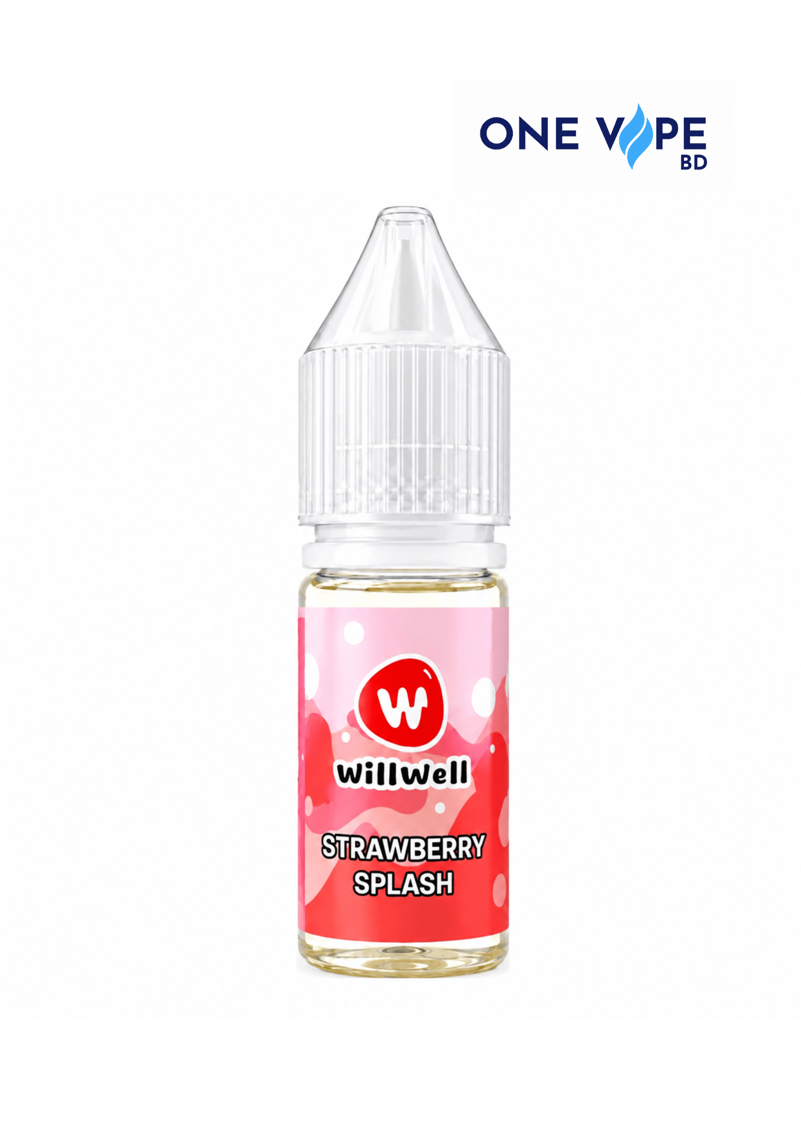2026/08/21925.png Will Well Juice-Strawberry Splash (10ML Nic Salt E-Liquid-30MG/50MG) - Image 1