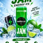 Jam SuperCool Salt-Eergy Drink Ice(30ML)(30MG)