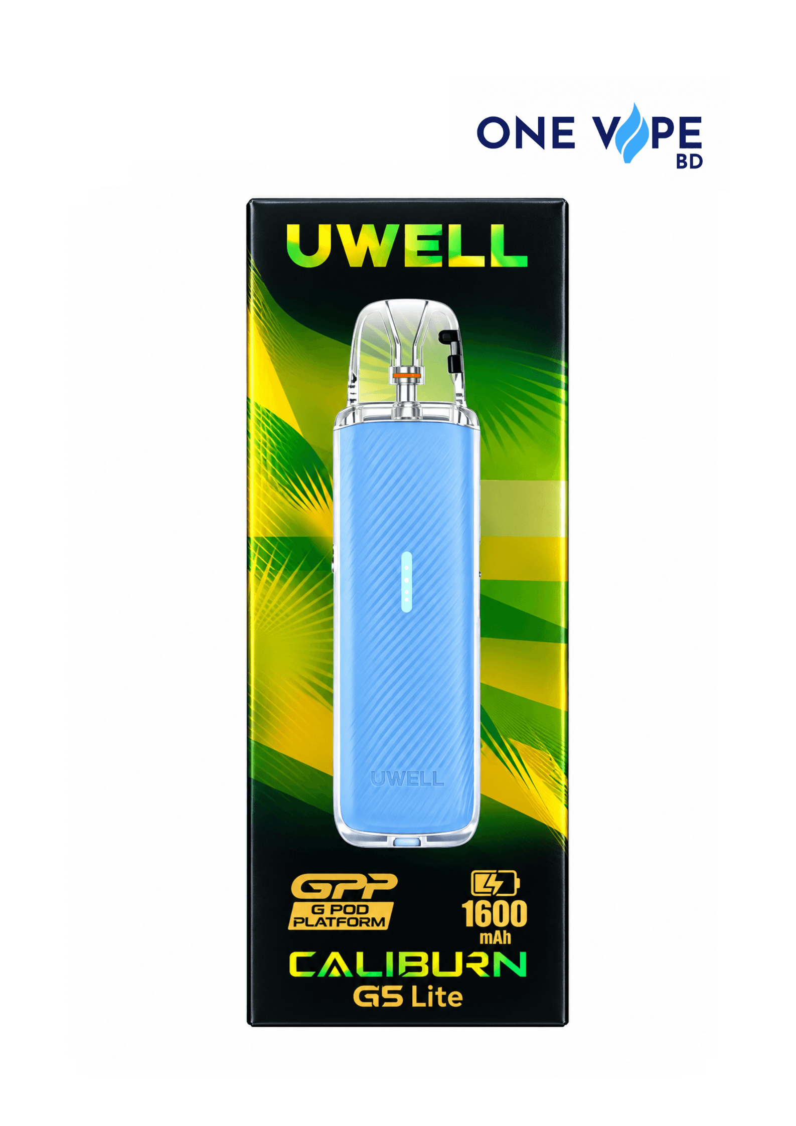 2026/09/27375.png Uwell Caliburn G5 Lite Pod System Kit 1600mAh 3ml - Image 1