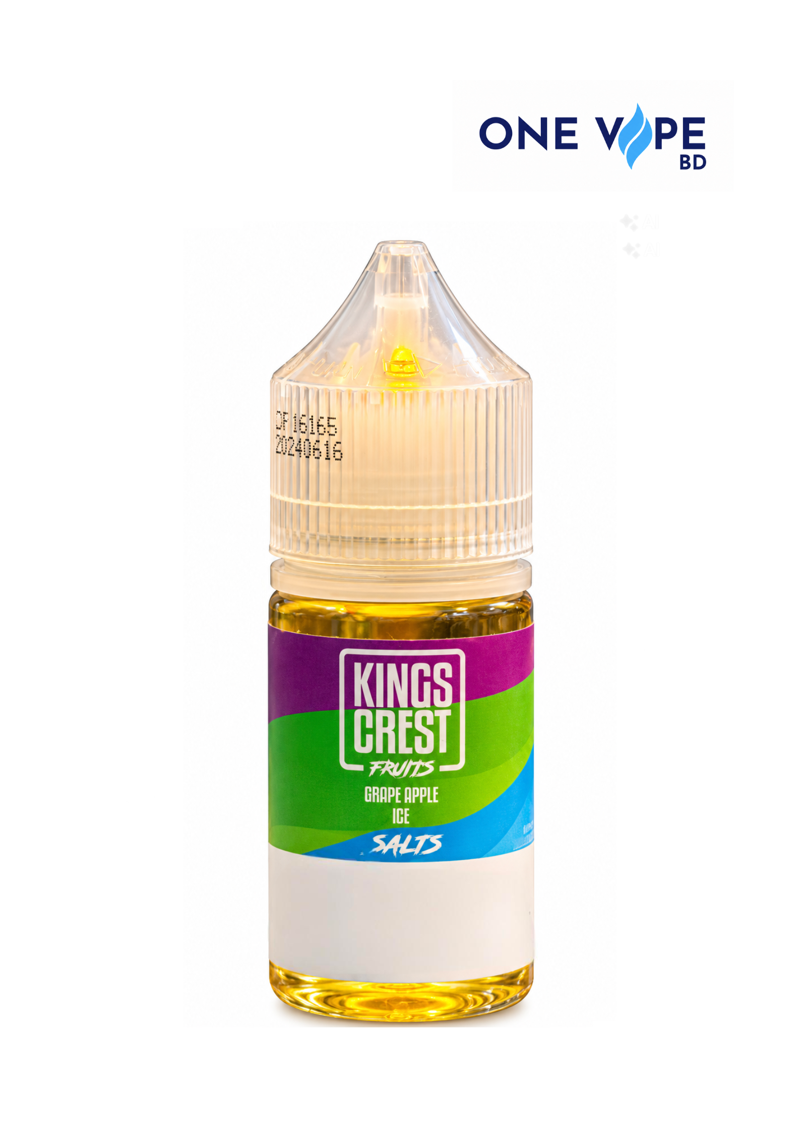 2026/10/31656-1.png King Crest Grape Apple Ice Nicsalt 30ML-(25MG/35MG/50MG) - Image 1