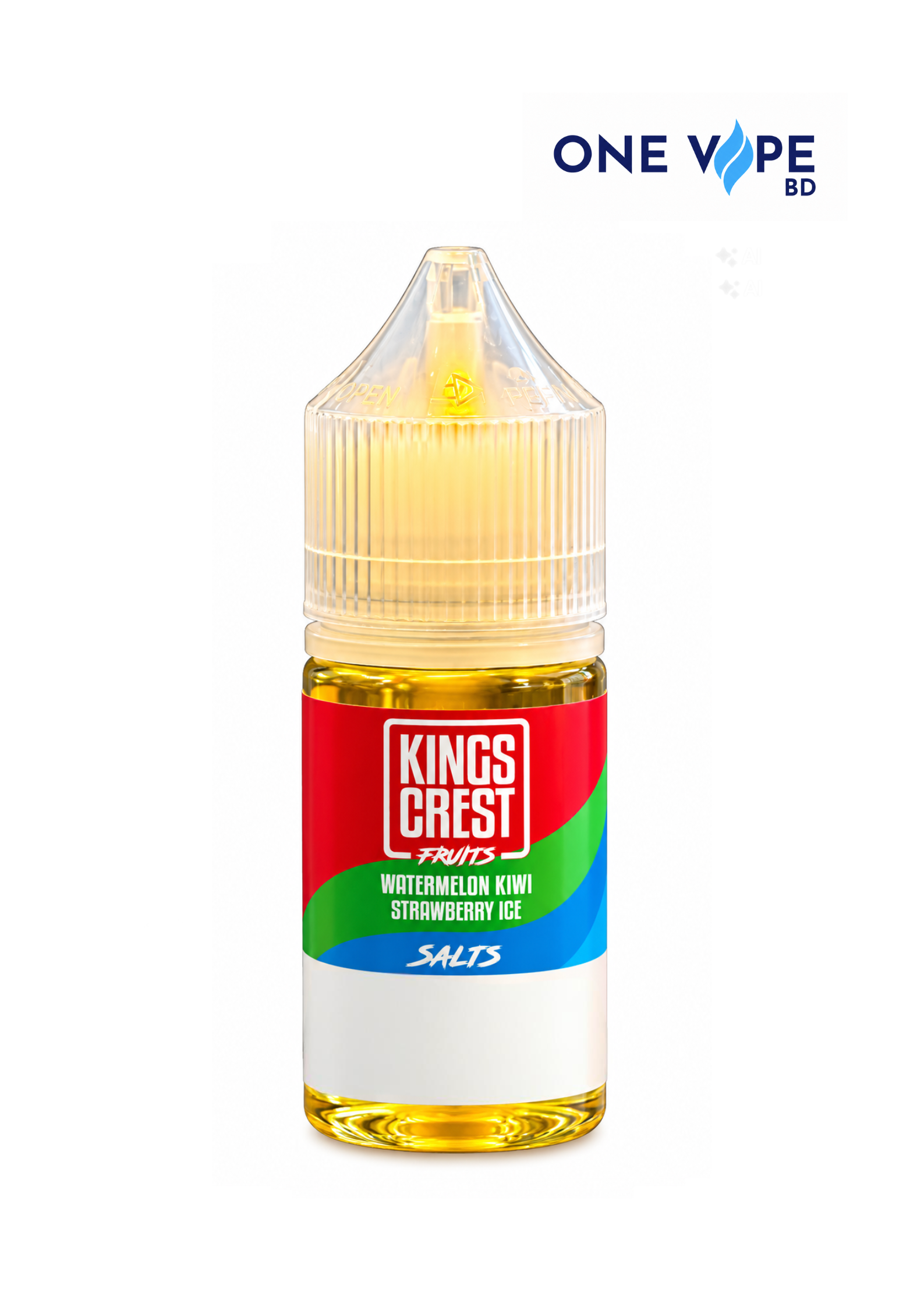 2026/10/31672-1.png King Crest Watermelon Kiwi Strawberry Ice Nicsalt 30ML-(25MG/35MG/50MG) - Image 1