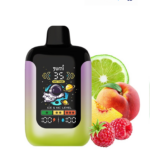 YUMI Spaceman-Raspberry Peach Lime Disposable Vape Kit (50k Puffs)